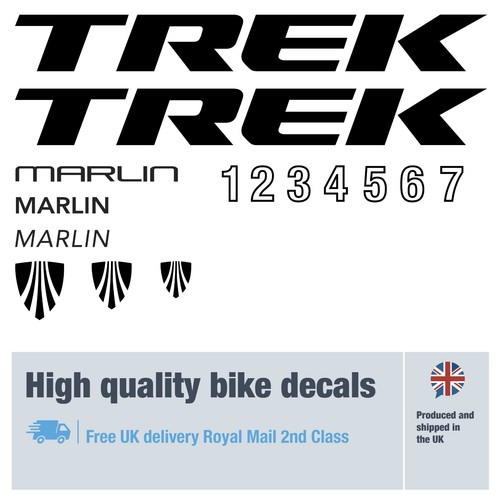 Trek marlin bike - 1, decals